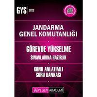 2023 Jandarma Genel Komutanlığı GYS Konu Anlatımlı Soru Bankası Pegem Yayınları