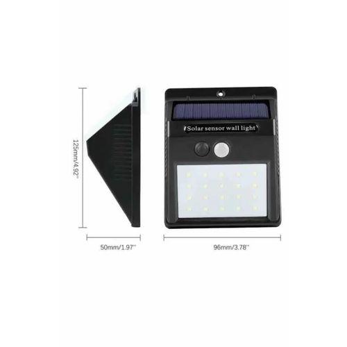 Güneş Enerjili Sensörlü Duvar Lambası Bahçe Lamba Suya Dayanıklı Bahçe Aydınlatma
