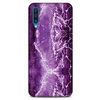 Mermer Desenli (18) Tema Telefon Kılıfları Mor Samsung Galaxy A30s Kılıf