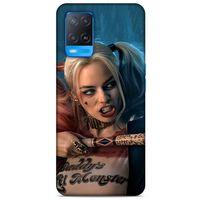 Oppo A54 4G Uyumlu Kılıf Harley Quinn (13) Silikon Kap Mavi