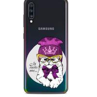 Zoologix (83) Samsung Galaxy A9 2018 Şeffaf Kılıf Silikon Desenli