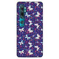 Xiaomi Mi Note 10 Pro Kılıf Kelebek Etkisi (3) Kapak Kırmızı Lacivert