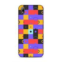 Huawei Y5 2019 Uyumlu Kılıf Insomnia (37) Silicone Cover Mor Sarı