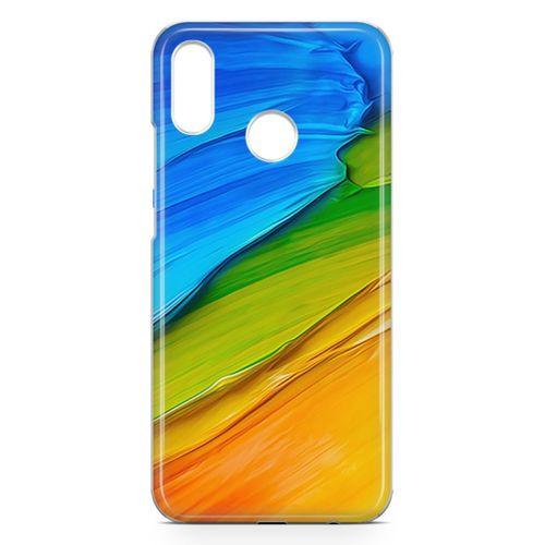Huawei Nova 3e Kılıf Tempere Arka Kapak Koruma Desenli Full Koruyucu