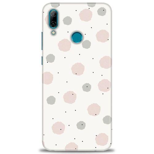 Huawei P Smart 2019 Kılıf HD Baskılı Kılıf - Soft Benekler + Tam Ekran Koruyucu