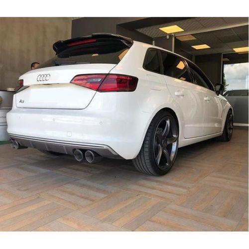 Audi A3 Uyumlu Hatchback Spoiler 2014-2018 (Piano Black) Drs 4X4 Tunıng