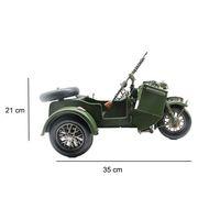 Dekoratif Metal Askeri Sepetli Motor