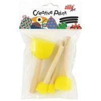 STİLO ART SÜNGER PONPON FIRÇA SETİ 4 LÜ