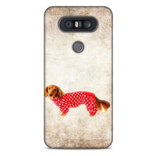 LG K41S - K51S Kılıf Köpek Kıyafetleri (30) Silicone Case Dacshund Pijama