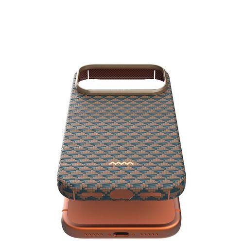 Apple iPhone 17 Pro Max Kılıf M-safe Şarj Özellikli Raptic Aramid Skin Origin Serisi Karbon Kapak