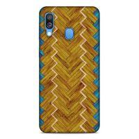 Lopard Samsung Galaxy A40 Uyumlu Kılıf Wood'X (37) Silicone Cover Baskılı