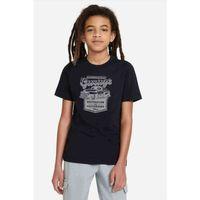 Retro Car Araba Baskılı Unisex Çocuk Siyah T-shirt