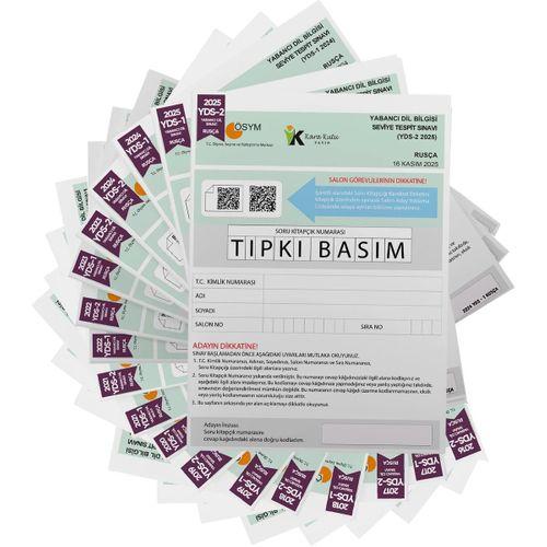 2026 YDS Rusça ÖSYM Tıpkı Basım Çıkmış Soru Deneme Paketi 18li Fasikül SETİ