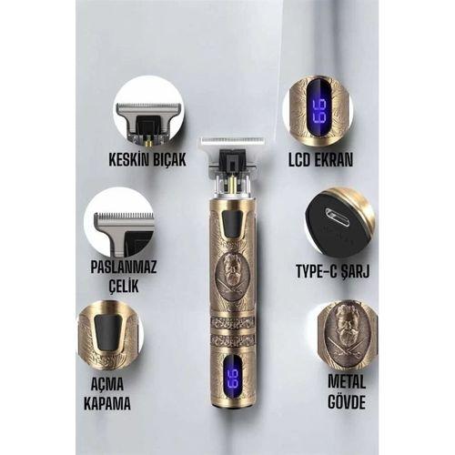 Çizik Tıraş Makinesi Şarjlı Paslanmaz Çelik Bıçaklı Uzun Ömürlü