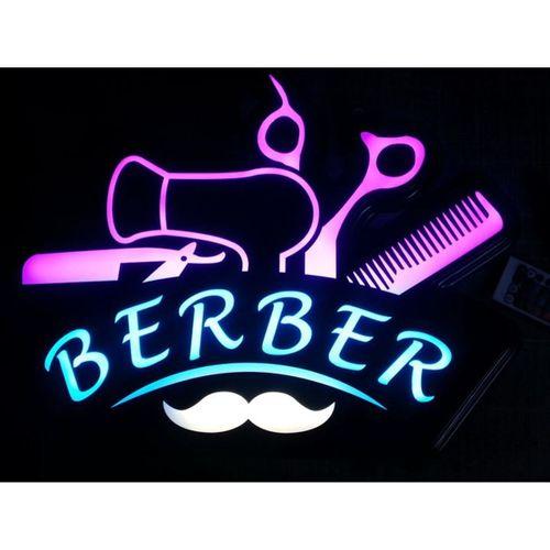 Berber Led Neon Tabela KUMANDALI 16 RENK 54x40cm