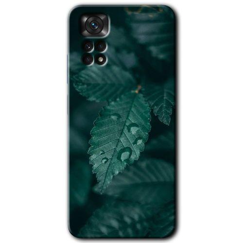 Redmi Note 11 Pro 5G Kılıf HD Desen Baskılı Arka Kapak - Yağmurlu Yaprak