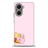 Tecno Camon 19 Neo Kılıf HD Baskılı Kılıf - Winnie the Pooh Kalpli + Tam Ekran Koruyucu