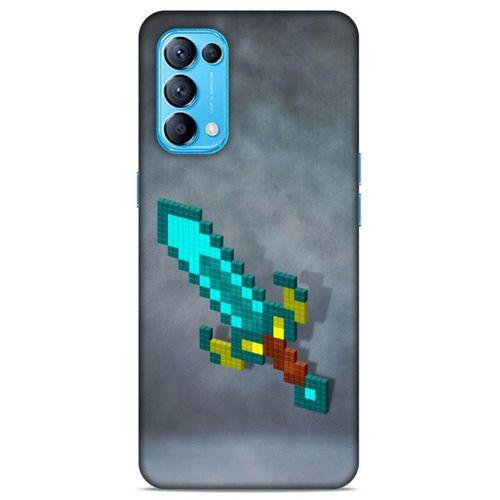 Lopard Oppo Reno 5 5G Uyumlu Kılıf PiXel (39) Liquid Crystal Kılıf Kılıç