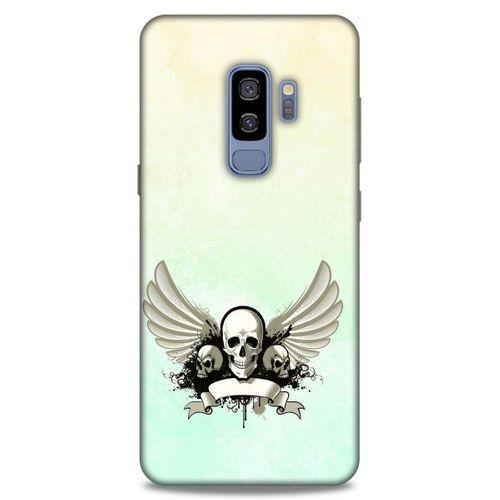 Lopard Samsung Galaxy S9 Plus Uyumlu Kılıf Tattoo's (8) Baskılı Kılıf Yeşil Beyaz