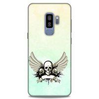 Lopard Samsung Galaxy S9 Plus Uyumlu Kılıf Tattoo's (8) Baskılı Kılıf Yeşil Beyaz