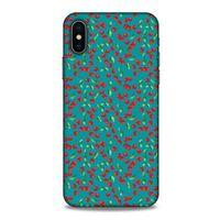 Frutix Vişne 01 Apple iPhone XS Kılıf Desenli Silikon
