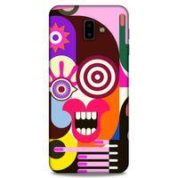 Lopard Samsung Galaxy J6 Plus Uyumlu Kılıf Soyut Sanat (10) Desenli Full Koruma Kılıfı