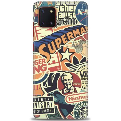 Samsung Galaxy A81 / Note 10 Lite Kılıf HD Baskılı Kılıf - Superman + Tam Ekran Koruyucu