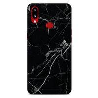 Mermer Desenli (17) Tema Tasarım Kılıf Siyah Samsung Galaxy A10s Kılıf