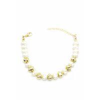 İnci Bileklik - Altın