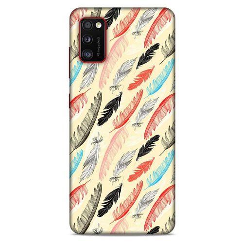 Lopard Samsung Galaxy A41 Uyumlu Kılıf Tüyler (48) Bumper Kılıf