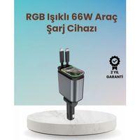 Bmw, Mercedes, Audi, Volkswagen Araçlar İçin 4’ü 1 Arada Hızlı Şarj Cihazı