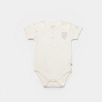 Bibaby Bibaby Biorganic Koala Jungle Kısa Kol Bebek Body 56972 Gri