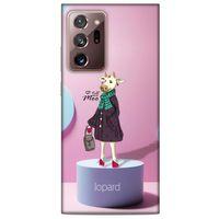 Samsung Galaxy Note 20 Ultra Kılıf FunnyMaX (8) Baskılı Kılıf Pembe Mavi