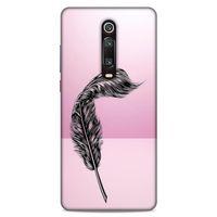 Lopard Xiaomi Redmi K20 Pro Uyumlu Kılıf Tattoo's (29) Arka Koruma Kılıfı Tüy Dövmesi