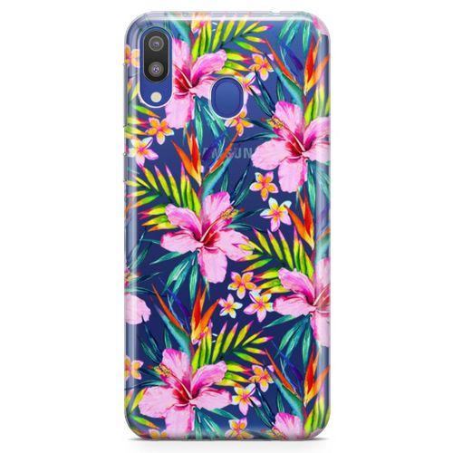 Samsung Galaxy M20 Kılıf Frangipani Arka Kapak Koruma Desenli Full Koruyucu