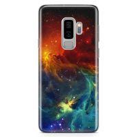 Samsung Galaxy S9 Plus Kılıf Uzayda Girdabı Arka Kapak Koruma Desenli Full Koruyucu