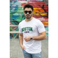 Erkek Boston Baskılı Süprem T-shirt