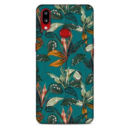 Samsung Galaxy A10s Uyumlu Kılıf Yeşil Delisi (16) Kalın Kılıf Tropikal orman yeşili