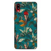 Samsung Galaxy A10s Uyumlu Kılıf Yeşil Delisi (16) Kalın Kılıf Tropikal orman yeşili