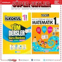 Evrensel İletişim 1. Sınıf Tüm Dersler ve Matematik Mutlak Öğrenme Stratejisi Seti 2 Kitap