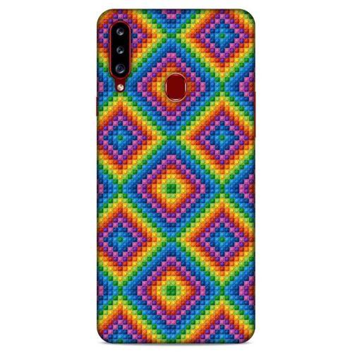 Lopard Samsung Galaxy A20s Uyumlu Kılıf BloX (2) Kabı Karışık Çok Renkli