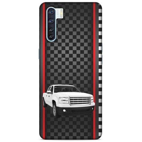 Lopard Oppo A91 Uyumlu Kılıf PickUpX (3) Kapak Beyaz