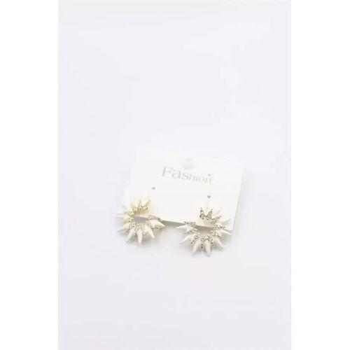 Mineli Küpe - Beyaz