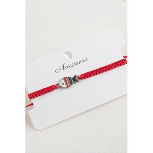 Balık Makrome Örgülü Bileklik