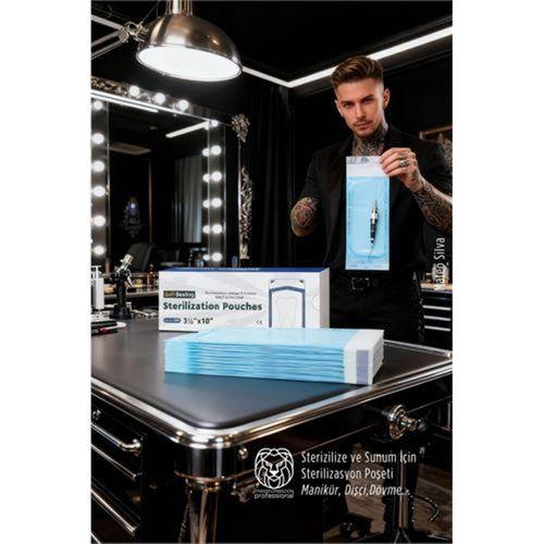 Sterilizasyon Poşeti 1000 Adet - Otoklav Kendinden Yapışkanlı Medikal Poşet 9x26 cm