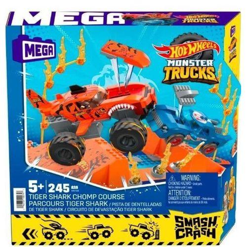 Mattel HKF88 MEGA™ Hot Wheels® Smash n Crash Tiger Shark Çarpışma Seti 245 parça +5 yaş