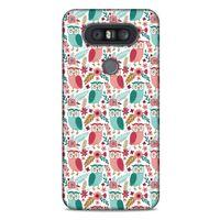 Baykuşlar (19) Desenli Silikon Kapak Telefon Kabı LG K41S - K51S Kılıf