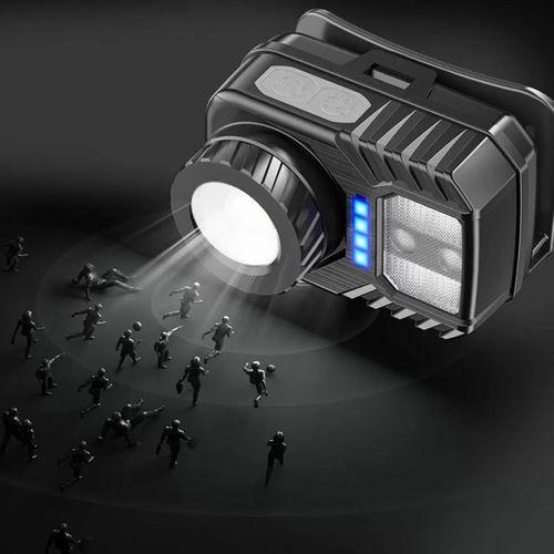 Ps-571 Sensör Xpg Cob Led Usb Şarj Edilebilir Lityum Pilli Zoomlu Kafa Lambası
