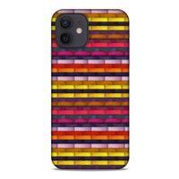 Apple iPhone 12 Kılıf Patchwork (42) Rugged Armor Kılıf Karışık Renkli