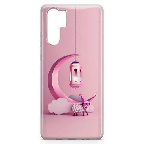 Huawei P30 Pro Kılıf Pembe Süsler Arka Kapak Koruma Desenli Full Koruyucu